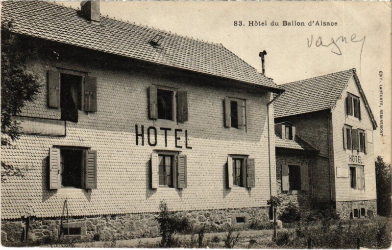 Carte postale ancienne Hotel du Ballon d'Alsace