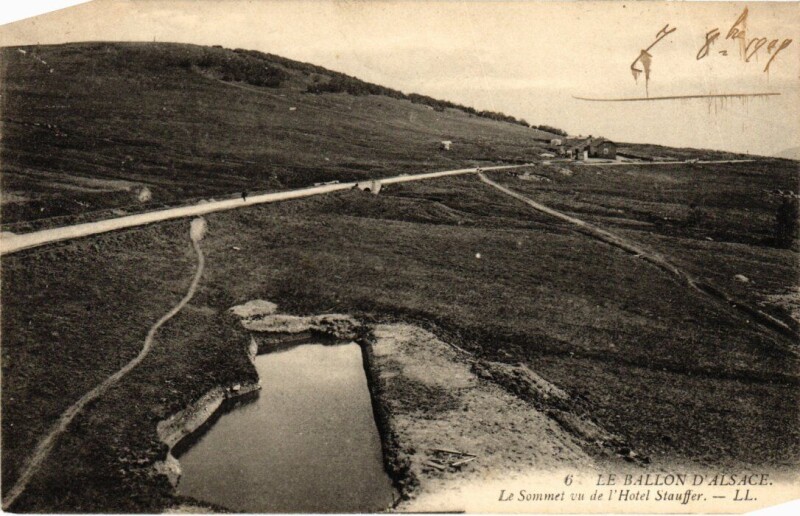 Carte postale ancienne Ballon d'Alsace Le Sommet