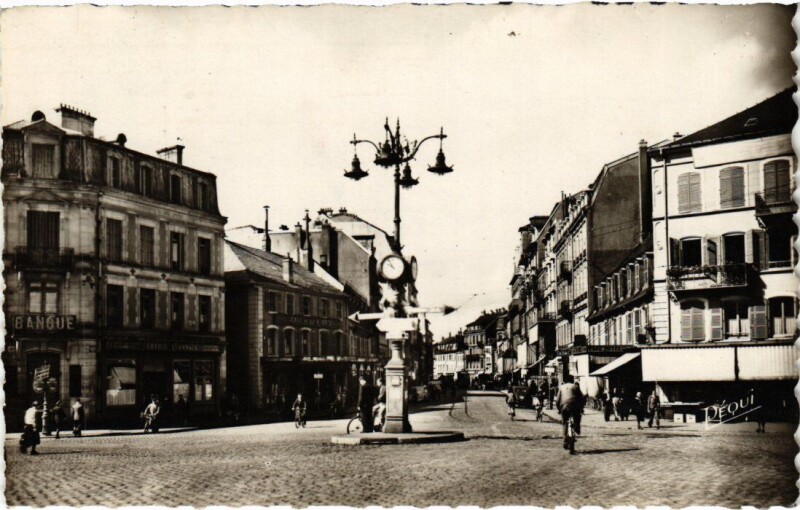 Carte postale ancienne Belfort Faubourg de France à Belfort