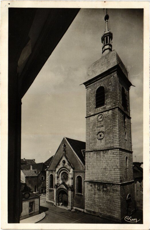 Carte postale ancienne Delle Eglise à Delle