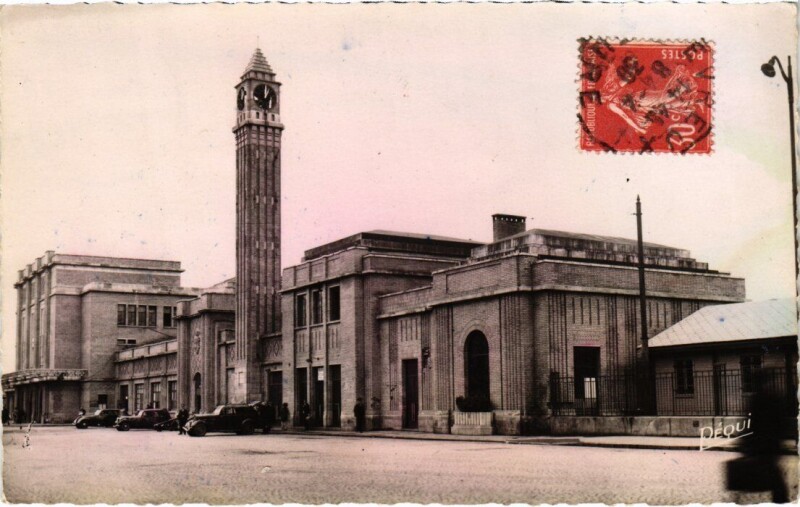Carte postale ancienne Belfort La Gare à Belfort