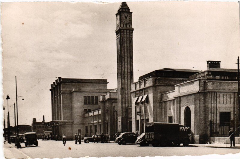 Carte postale ancienne Belfort La Gare à Belfort