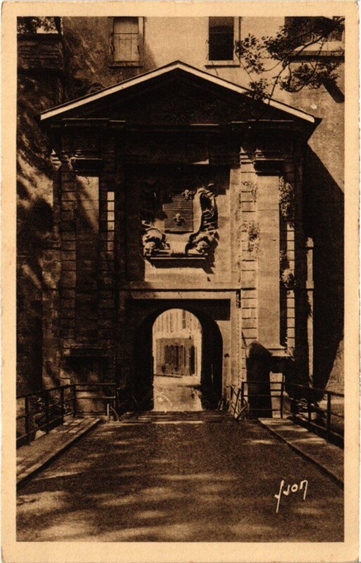 Carte postale ancienne Belfort Porte Brisach à Belfort