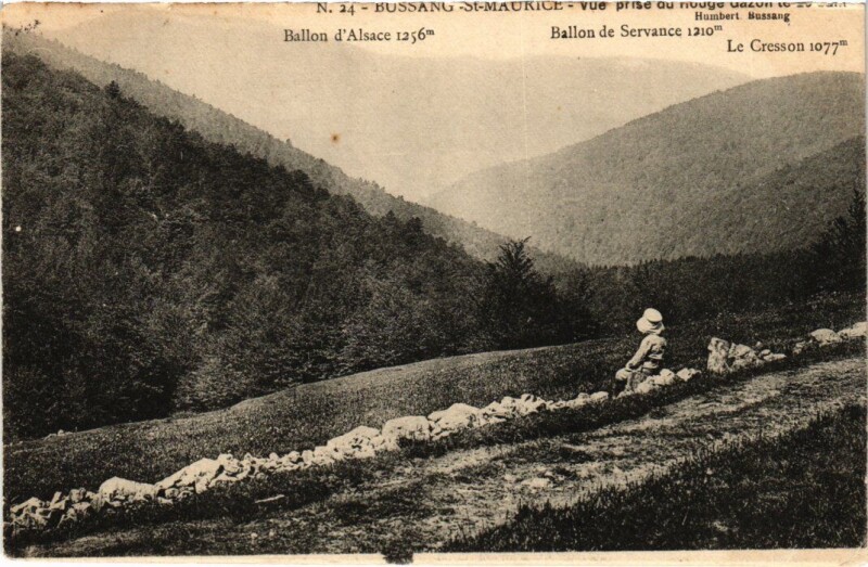 Carte postale ancienne Bussang Saint-Maurice