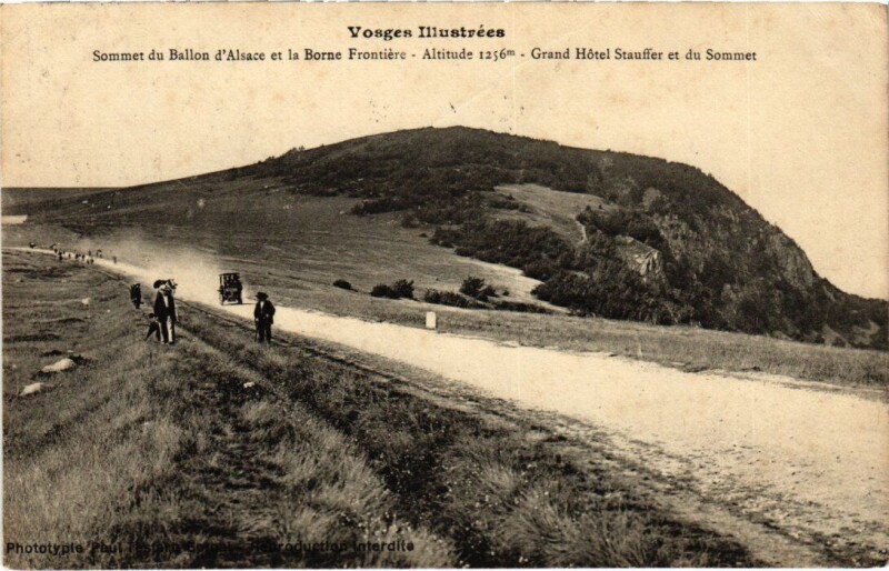 Carte postale ancienne Ballon d'Alsace Le Sommet