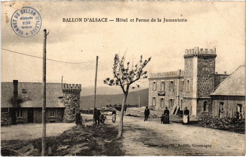Carte postale ancienne Ballon d'Alsace Hotel et Ferme de la Jumenterie