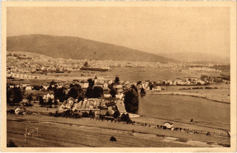 Carte postale ancienne Belfort Etang des Forges à Belfort