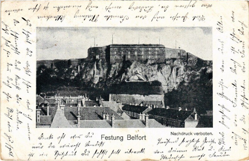 Carte postale ancienne Belfort à Belfort