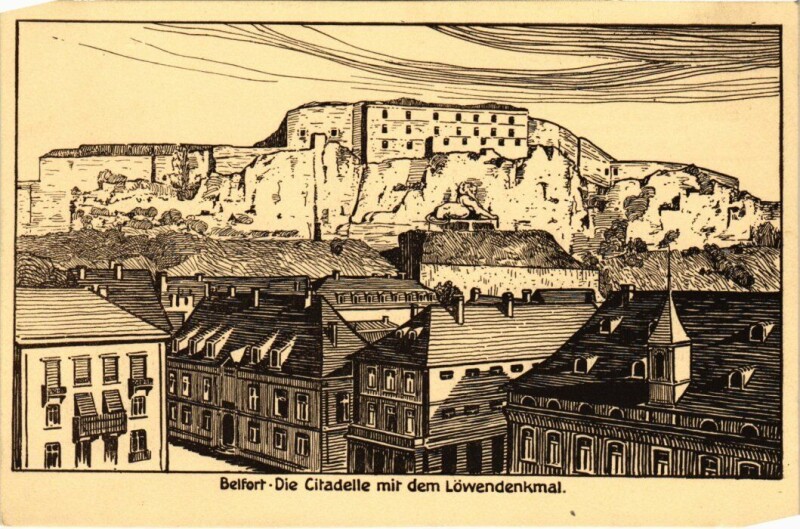 Carte postale ancienne Belfort à Belfort