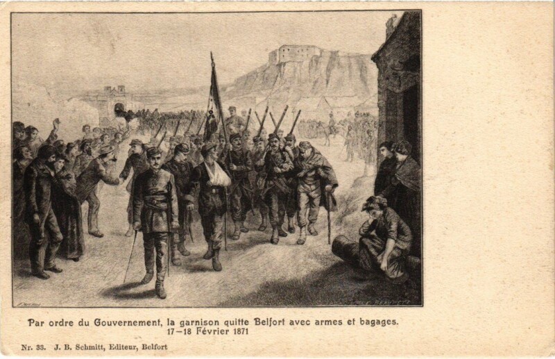 Carte postale ancienne Belfort à Belfort