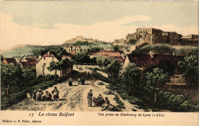 Carte postale ancienne Belfort à Belfort