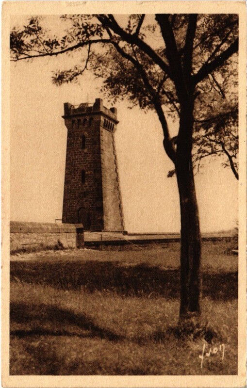 Carte postale ancienne Belfort Tour de la Miotte à Belfort