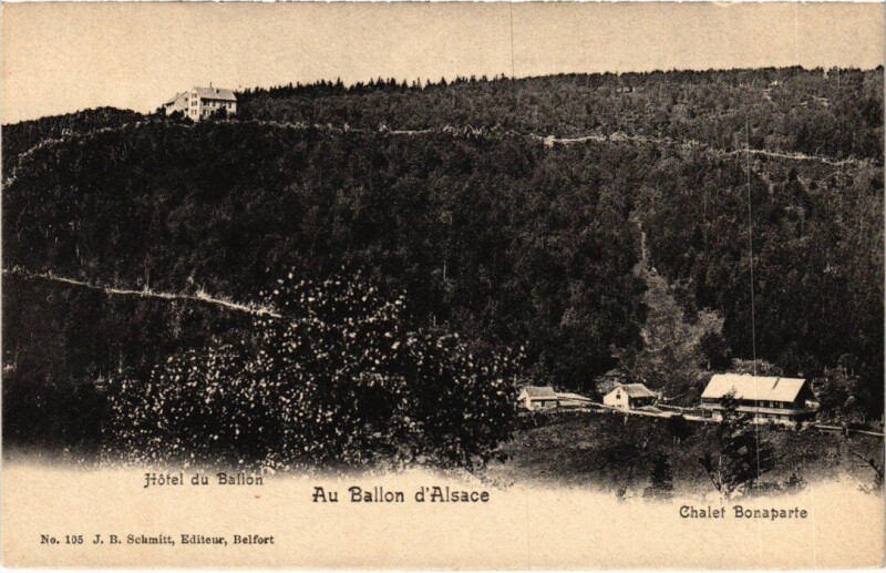 Carte postale ancienne Ballon d'Alsace