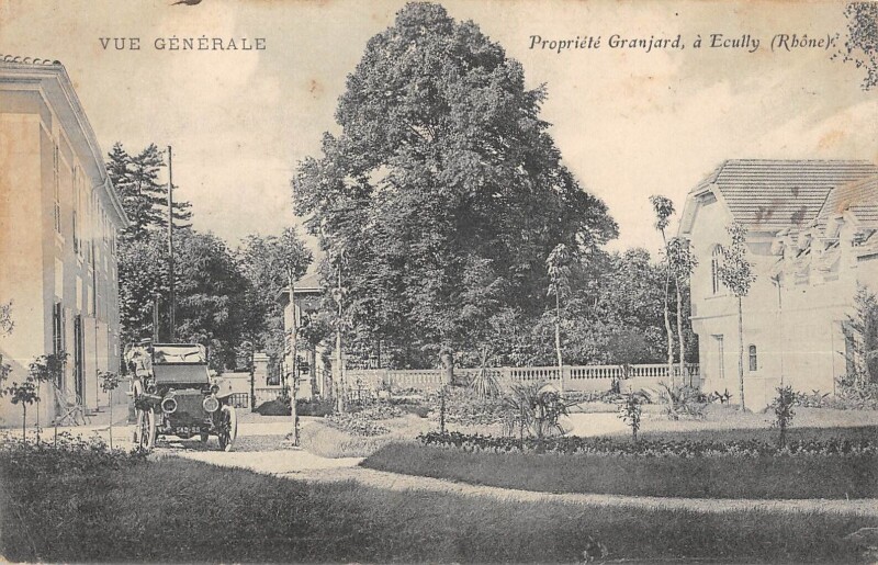 Carte postale ancienne Propriete Granjard A Ecully