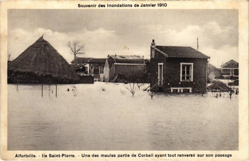 Carte postale ancienne Alfortville Ile Saint-Pierre à Alfortville