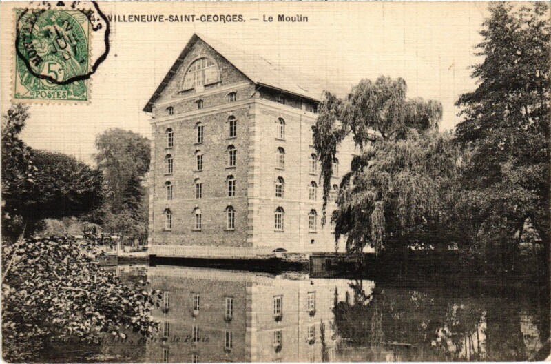 Carte postale ancienne Villeneuve Saint-Georges Le Moulin à Villeneuve-Saint-Georges