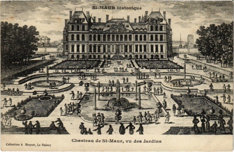Carte postale ancienne St Maur Chasteau