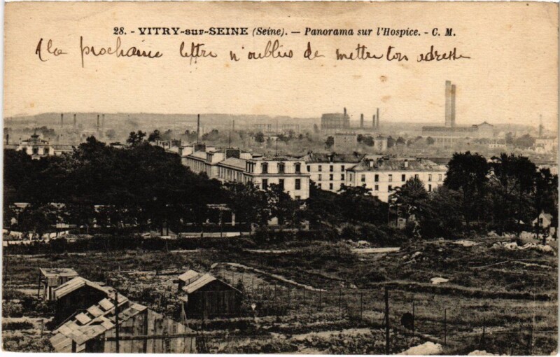 Carte postale ancienne Vitry panorama