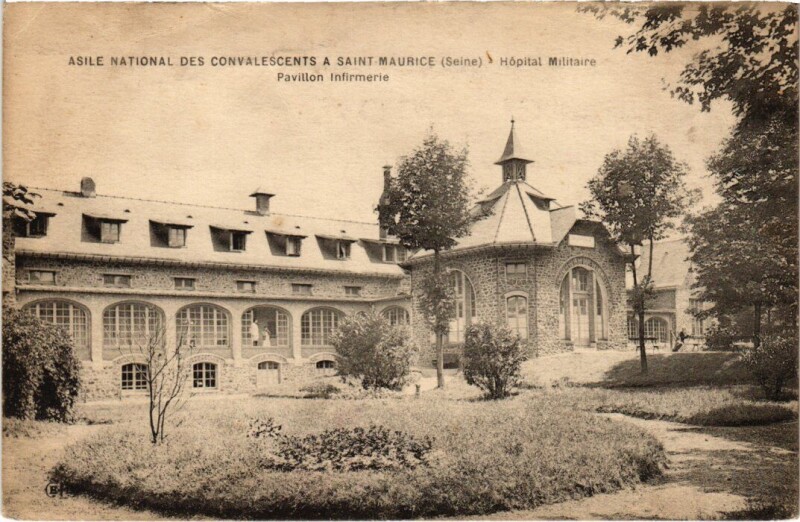 Carte postale ancienne St Maurice Asile National des Convalescents