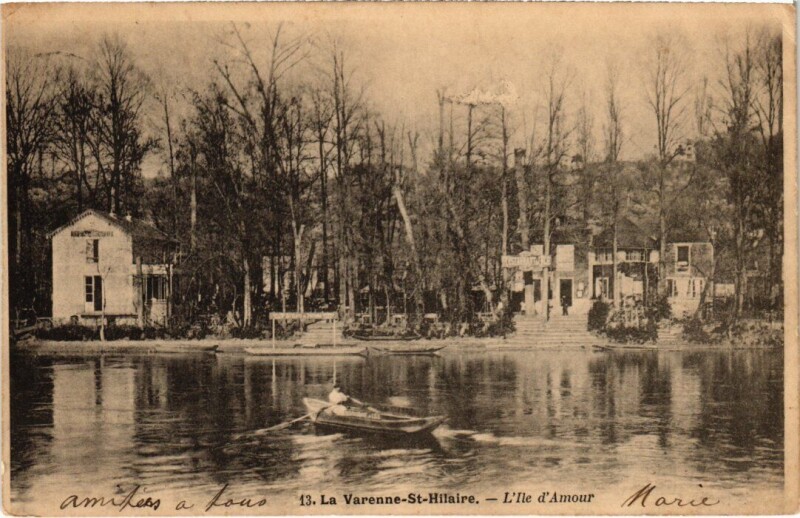 Carte postale ancienne St Hilaire Ile d'Amour