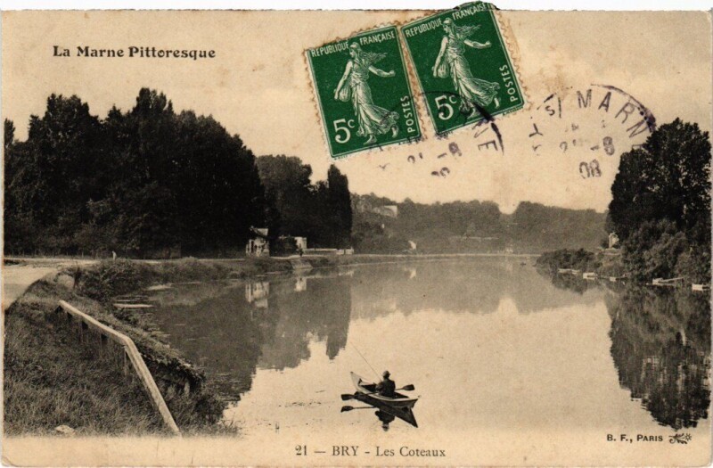 Carte postale ancienne Bry sur Marne Les Coteaux à Bry-sur-Marne