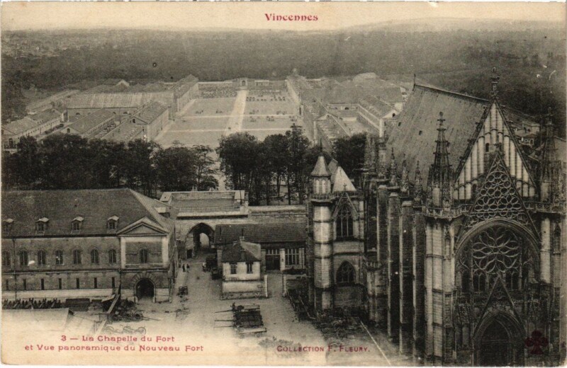 Carte postale ancienne Vincennes La Chapelle à Vincennes