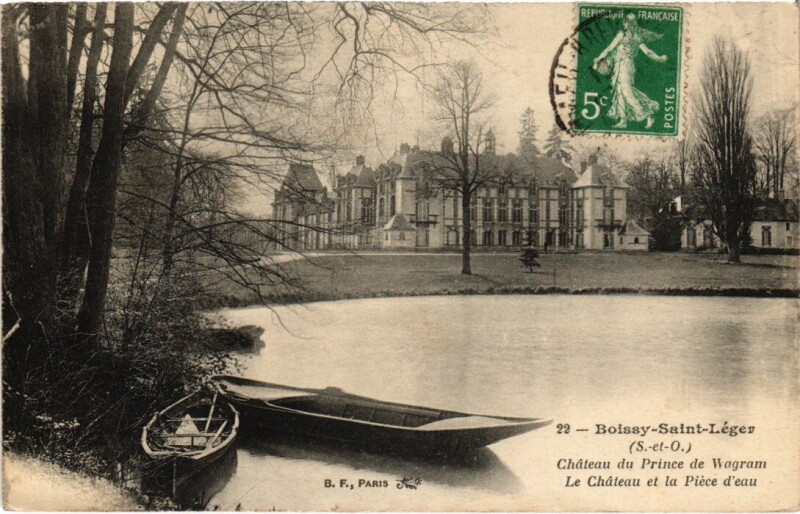 Carte postale ancienne Boissy Saint-Leger Chateau du Prince de Wagram