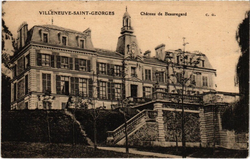 Carte postale ancienne Villeneuve Saint-Georges Chateau de Beauregard à Villeneuve-Saint-Georges