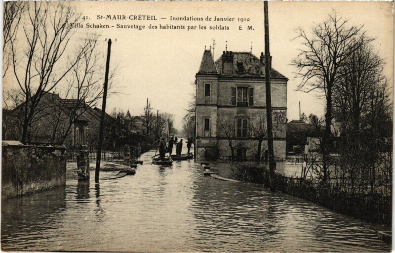 Carte postale ancienne St Maur Villa Schaken