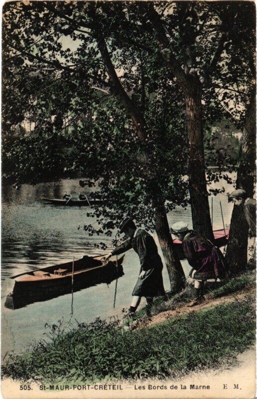 Carte postale ancienne St Maur Les Bords de la Marne