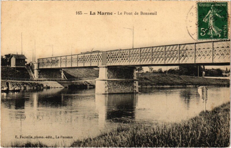 Carte postale ancienne Bonneuil Le Pont