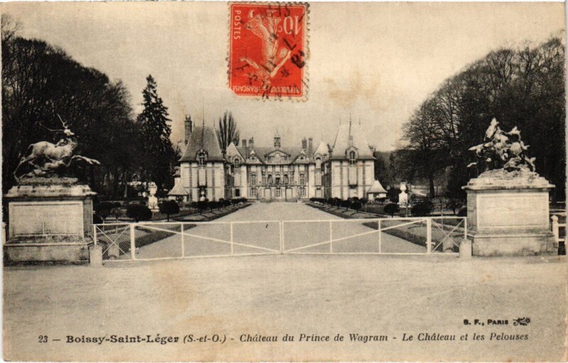 Carte postale ancienne Boissy Saint-Leger Chateau du Prince de Wagram
