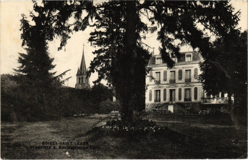 Carte postale ancienne Boissy Saint-Leger Propriete A. Revillon Le Parc