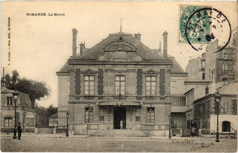Carte postale ancienne St Mande La Mairie
