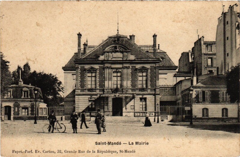 Carte postale ancienne St Mande La Mairie