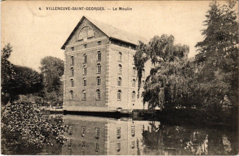 Carte postale ancienne Villeneuve Saint-Georges Le Moulin à Villeneuve-Saint-Georges