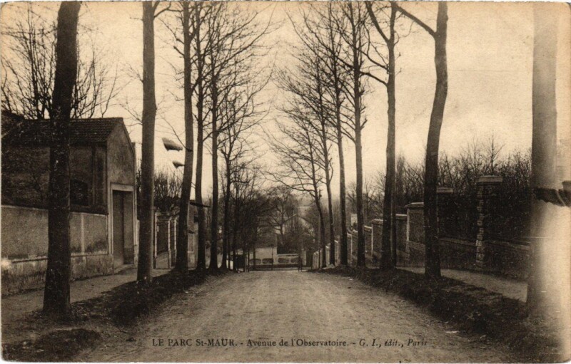 Carte postale ancienne St Maur Avenue de l'Observatoire