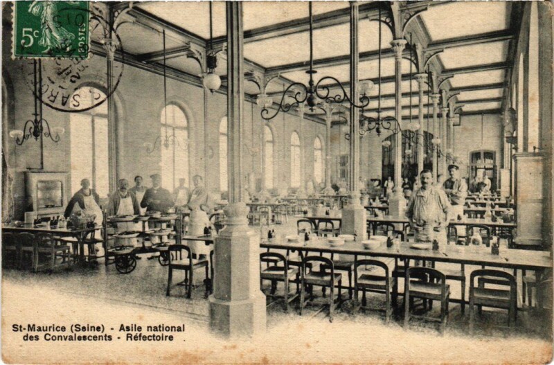 Carte postale ancienne St Maurice Asile National des Convalescents