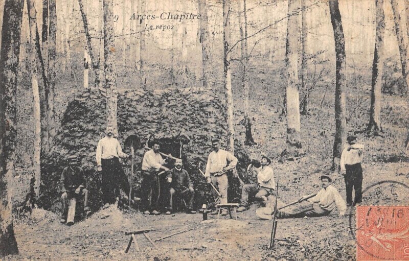 Carte postale ancienne Arces Chapitre - Le Repos
