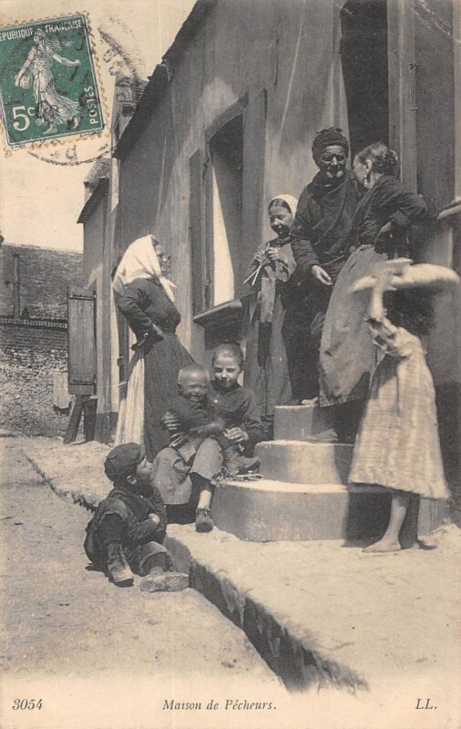 Carte postale ancienne Maison De Pecheurs