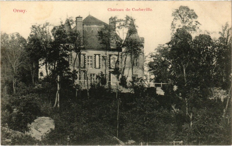Carte postale ancienne Orsay Chateau de Corbeville France à Orsay