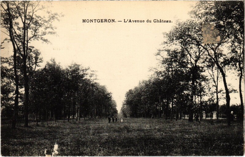 Carte postale ancienne Montgeron L'Avenue du Chateau France à Montgeron