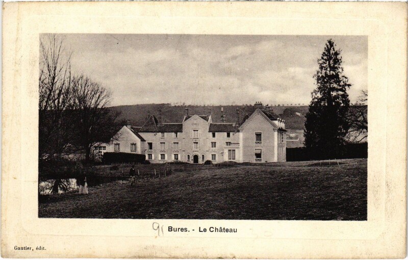 Carte postale ancienne Bures Le Chateau France