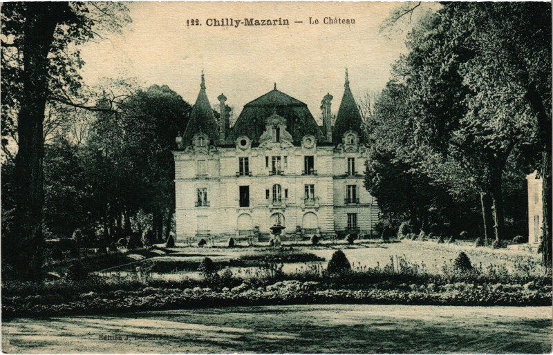 Carte postale ancienne Chilly Le Chateau France
