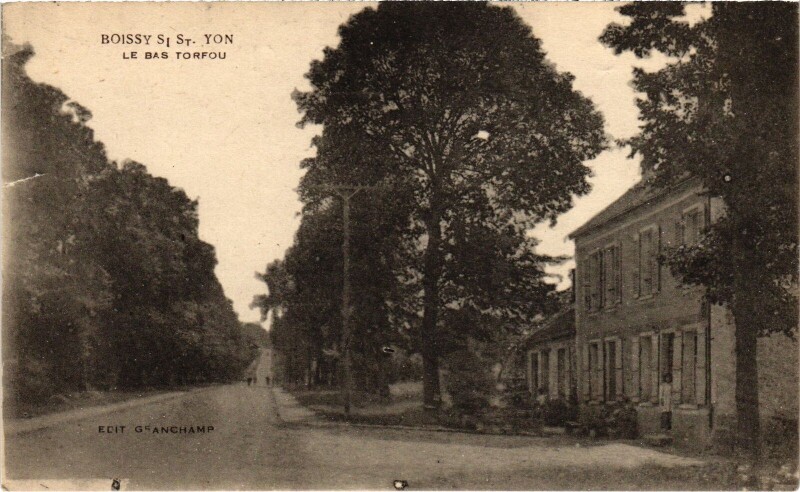Carte postale ancienne Boissy St.Yon Le Bas Torfou France à Torfou