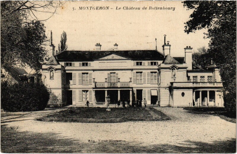 Carte postale ancienne Montgeron Le Chateau de Rottembourg France à Montgeron