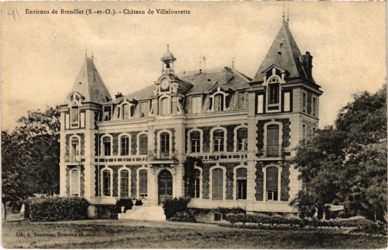 Carte postale ancienne Breuillet Chateau de Villelouvette France à Breuillet