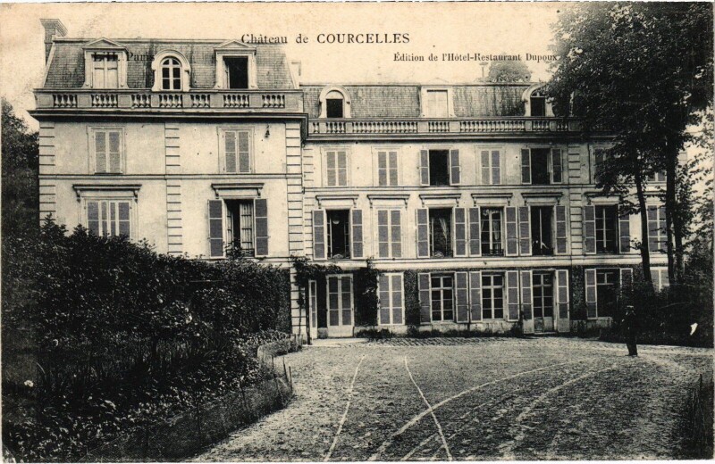 Carte postale ancienne Chateau de Courcelles France