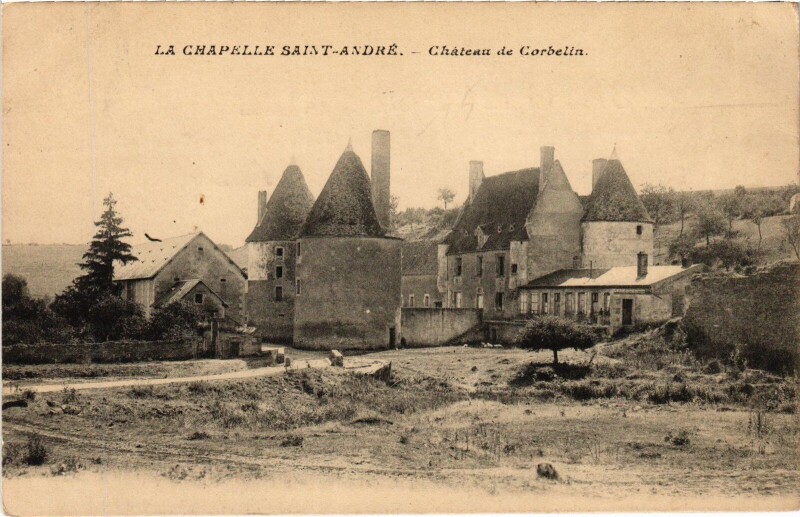 Carte postale ancienne Saint-André Chateau de Corbelin