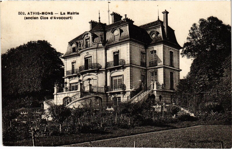 Carte postale ancienne Athis-Mons La Mairie France à Athis-Mons
